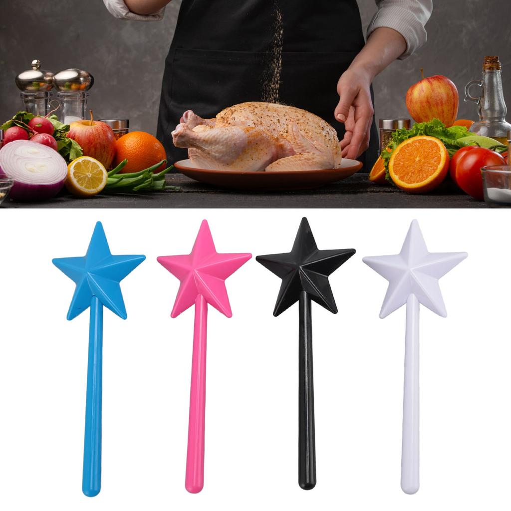 Солонка в форме милой звезды, многофункциональная, многоразовая, портативная, с 3 маленькими отверстиями, для черного перца