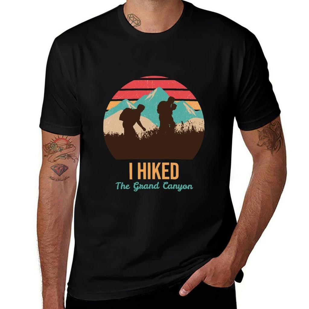 I Hiked the Grand Canyon T-Shirt All Match Print Short Sleeve Top