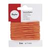Elastic Thread, 1mm Card 5 M, Orange