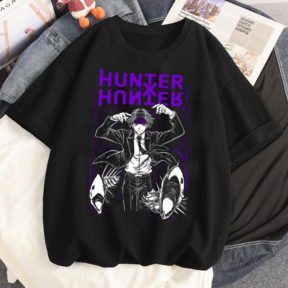 Hunter x Hunter top tees female Colorful streetwear Gothic korean clothes shirt Vintage 80s Comfortable kawaii Breathable Trendy