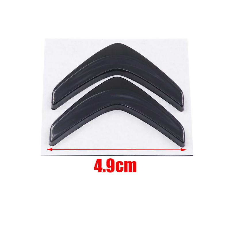 GWOJ1 4.9cm Metal Steering Wheel Emblem for Citroën C1 C2 C3 C4 C5 Elysee Picasso OEM Style Replacement Chrome Logo Auto Accessories