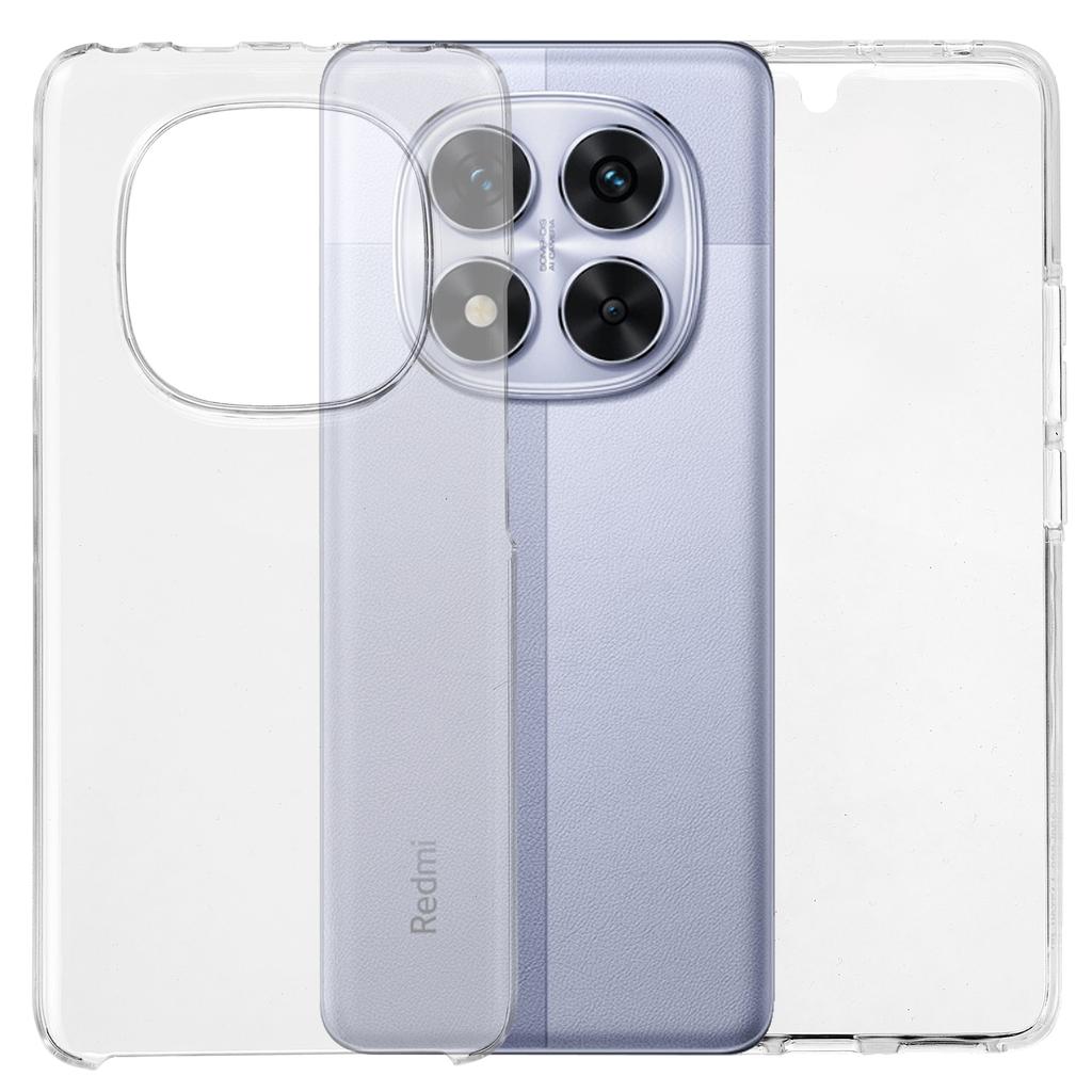Чехол для Xiaomi Redmi Note 14 Pro+ 5G/14 Pro 5G/Poco X7 5G, ТПУ Рамка, Прозрачная Акриловая Задняя Панель, с ПЭТ Пленкой