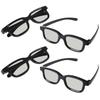 1Pc 3D Glasses Circular Polarized Passive 3D Stereo Glasses Black for LG Cinema 3D TV's