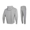 Nike Однотонный спортивный кардиган с капюшоном и спортивные штаны с манжетами, повседневный спортивный комплект для мужчин BV2649-063+BV2763-063