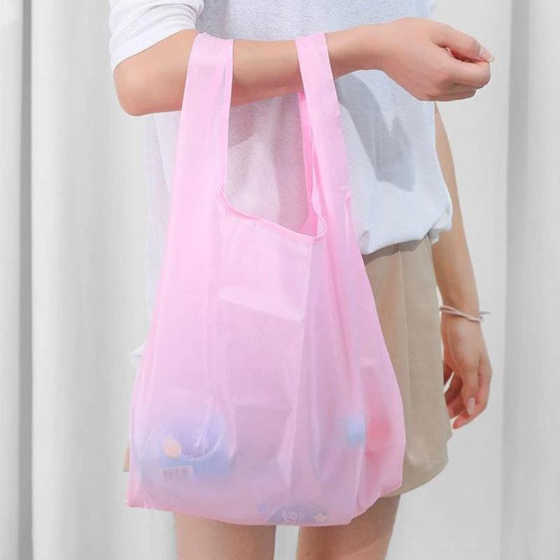Reusable Foldable Shopping Bags Washable Lightweight Large Capacity Grocery Bags for Home Shopping Travel Camping Use