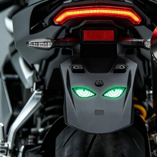 Светодиодные фонари Ghost Eye Motorcycles с водонепроницаемой динамической подсветкой, задние фонари для автомобиля и транспортного средства
