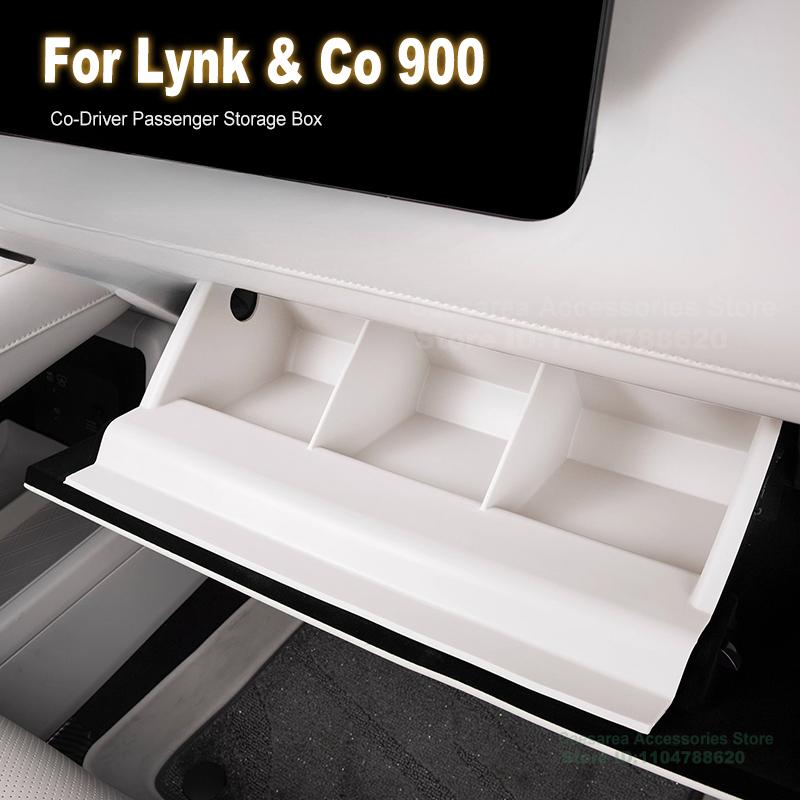 Для Lynk & Co 900 Автомобиль Передний Пассажирский Второй Пилот Перегородка Ящик для Перчаток Салонные Аксессуары Хранение Упорядочивание