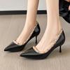Fashion Pointed Toe Women Autumn New Baotou Fashion Thin High Heels 2024 Women Comfortable Trend Designer Dress Shoes Shoes for Women