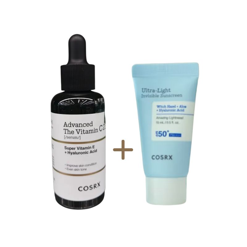 COSRX Advanced Vitamin C Serum 20 G + Sun Serum 15 Ml