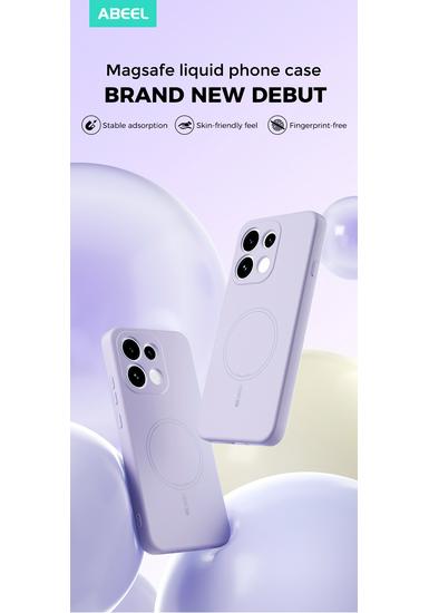 Магнитный чехол из жидкого силикона для OPPO RENO 16F/FIND X9 PRO