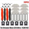 For Dreame Mova S20 Ultra / RLM71CE Spare Parts Main Side Brush Hepa Filter Mop Pad Dust Bag Accessories Consumables