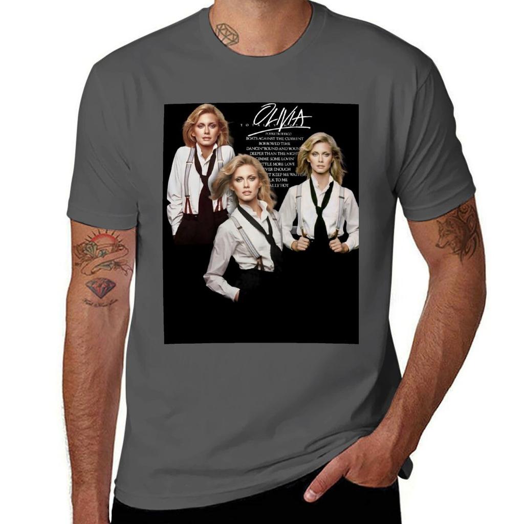 Olivia Newtonjohn Totally Hot Track List Tshirt Funny T Shirts Unisex Tshirt
