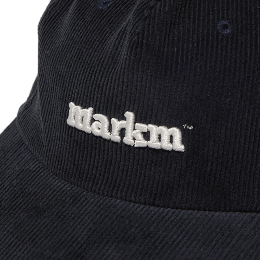 Кепка из вельвета с базовым логотипом MARKM, темно-синяя (Mhani0313)