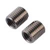 10Pcs Thread Insert Kit Reducing Nuts Female M8x1.25 Male M10x1.25 12mm Length