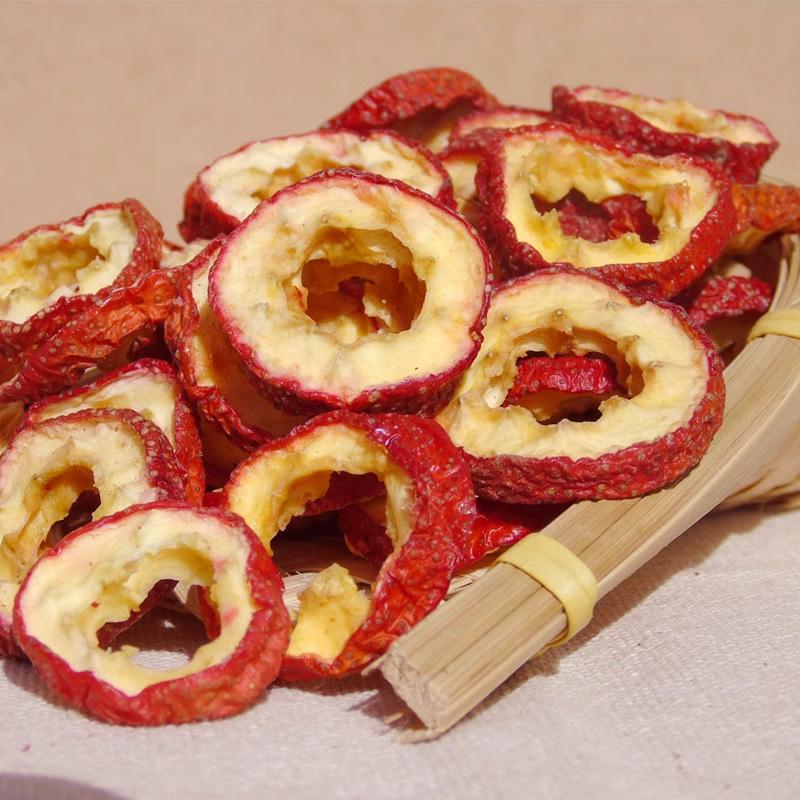 Seedless Dried Hawthorn Slices for Tea, 500g - Sulfur-Free, Pitted Hollow Hawthorn Rings