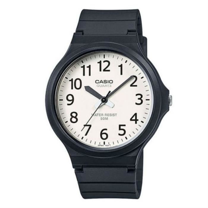 Часы - Casio - MW-240-7BVDF - Белые - Мужские - Кварцевые - Аналоговые