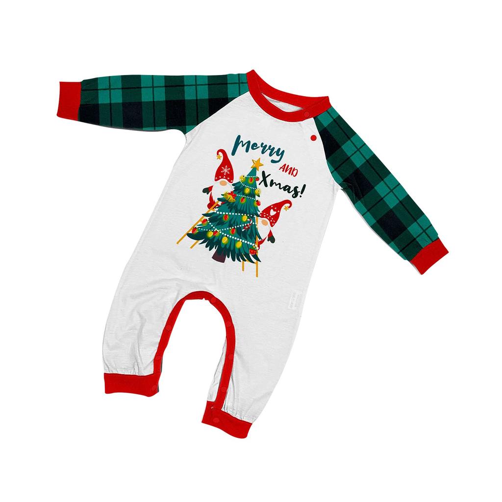 Christmas Parent Child Family Set Home Furnishings Christmas Pajamas Two Piece Set