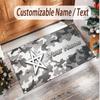 Personalized Crystal Velvet Carpet Morocco Football Pattern Non Slip Floor Rug