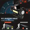 Mini COB LED Headlamp USB Strong Light Waterproof Adjustable Bright Headlight with Magnet for Camping Fishing Running Outdoors