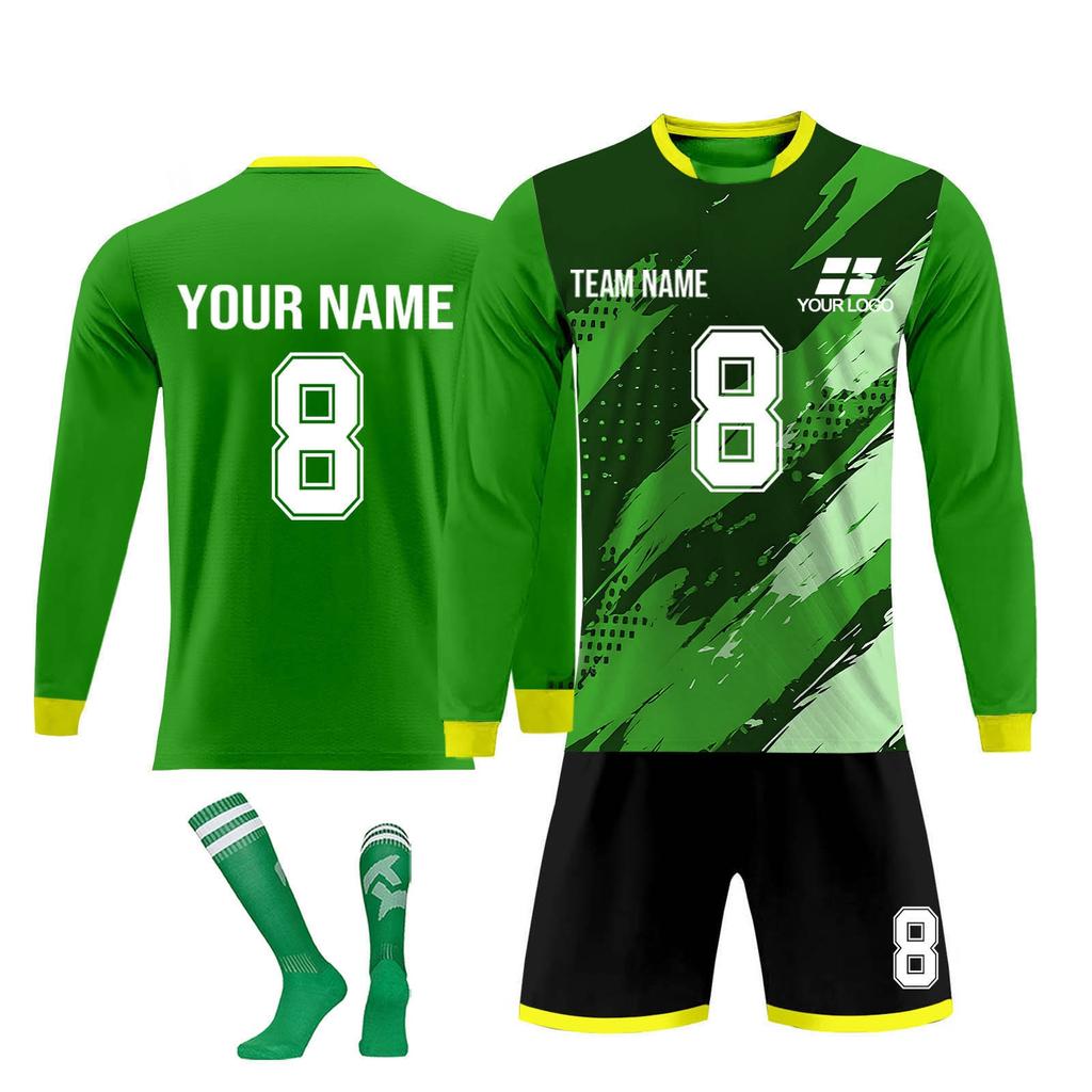 Personalised Shirts Kit Mens Girls With Name Number Custom Football Jerseys For Boys Training Suit