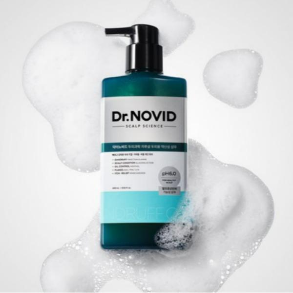 Elastine Doctor Novid Anti-Hair-Loss Relief Low-pH Dandruff Shampoo 400 mL