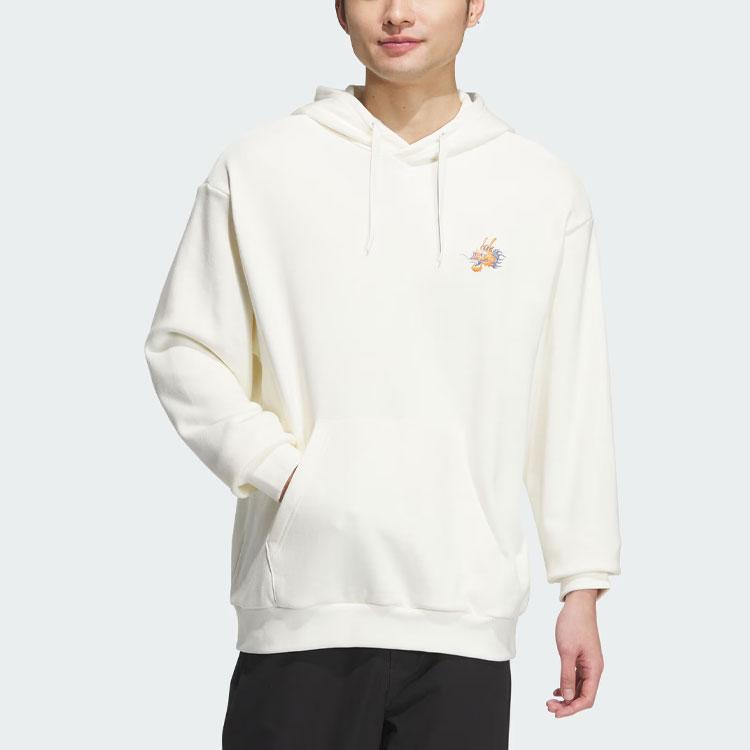 adidas Унисекс Худи Свободного Кроя Год Дракона Цвет Off White JE6115