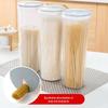 Transparent Plastic Airtight Noodle and Grains Storage Jar