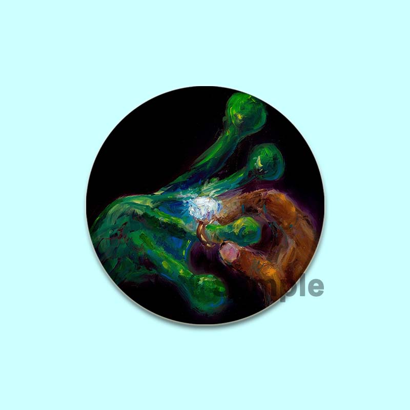 32/44/58 мм музыкальная булавка для крышки Ablum ручная работа брошь для одежды мультяшный косплей значок украшение на рюкзак ювелирные изделия подарок