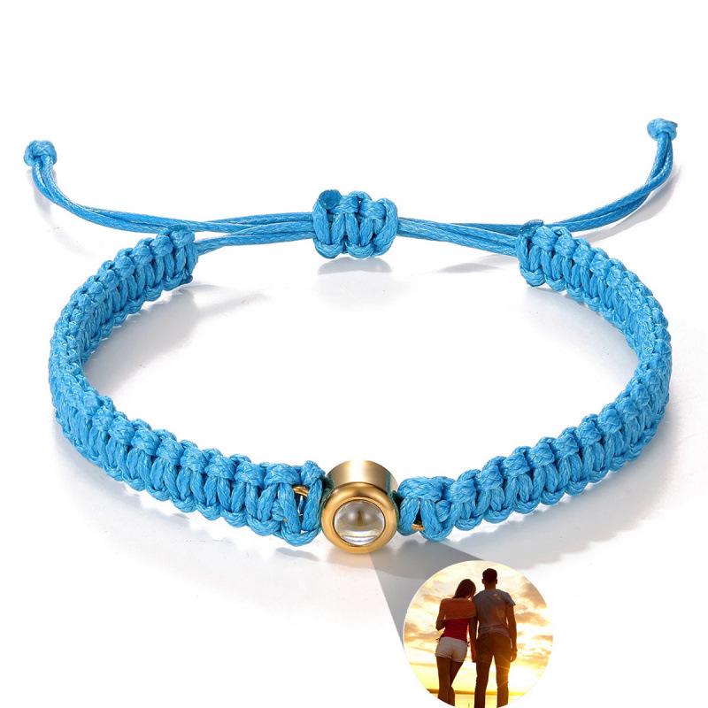 Браслет с проекцией фото на 100 языках, индивидуальный цвет - Унисекс Подарок