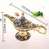 Vintage Legend Aladdin Lamp Magic Genie Wishing Light Tabletop Decor Crafts For Home Wedding Decoration Gift For Party Home Deco