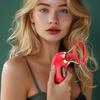 Стимулятор клитора 5 в 1 3 всасывания 9 режимов вибрации языка ЖК-дисплей съемная чаша секс-игрушка для взрослых