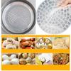 Силиконовый коврик для риса, бумажный круглый сетчатый коврик, многоразовый коврик для пароварки, аксессуары для приготовления пищи