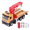 1:32 Transport Tow Truck Toy Lifting Function Tow Truck with Hook and Car Vehicle Model for