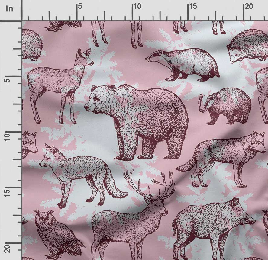 Soimoi Животный принт, хлопковый батист, ткань для квилтинга, продаваемая во дворе шириной 42 дюйма, хлопчатобумажная ткань средней плотности, швейные принадлежности,