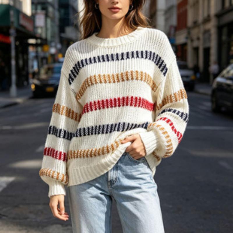 Women S Long Sleeve Knit Sweater Off Shoulder Bow Slim Fit Autumn Winter