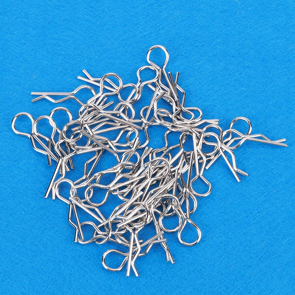 50pcs R Clips R Shape Pins RC Parts Accessory Fit for 1Celsius10   RC Car Vehicle Model