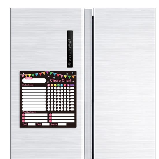 3 шт. Магнитная белая доска с ручкой-ластиком, резиновая магнитная подложка, устойчивая к пятнам поверхность, доска для детского вознаграждения