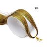 Яркие лазерные шелковые накладные пряди: Разноцветные семицветные мишурные полоски для женщин