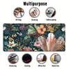 Beautiful Floral Pads Large Gaming Mouse Pad with Non-slip Rubber Base Precise Seam Design Washable and Durable for Office Use