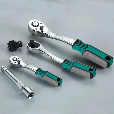 Динамометрический ключ, 1/4" 3/8" стальной гаечный ключ с храповым механизмом для гнезда 72 зуба, быстросъемный, широкий, используемый профессиональный ручной инструмент