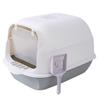 New Fully Enclosed Cat Litter Box With Shovel Pet Litter Box Large Capacity Cat Toilet Litter Box Closed less