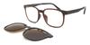 Sinner Lodge With Clip On Siop 722 41 P30 Unisex Eyeglasses