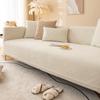 Plush Sofa Cushion Winter New Thickened Milk Fleece Non-slip Cushion Modern Simple Upscale Sofa Cover Cover Towel