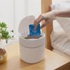Мини-мусорное ведро Nordic Desktop с крышкой для хранения различных вещей и чистящей трубкой — идеально подходит для кухни, стола и домашнего использования