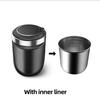 Car Ashtray With LED Light Portable Ashtray With Vacuum Anti Smell No Smell Seat Cup Holder Cigar Auto Sparts Mini Litter Bucket