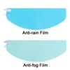 Пленка Прозрачная защитная пленка Пленка против запотевания Универсальная пленка для линз мотоциклетного шлема Пленка против запотевания
