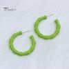 1 пара женских одинарных сережек-кольца, модные милые стильные акриловые круглые серьги ярких цветов, праздничное платье, украшения для ушей, аксессуары на день рождения