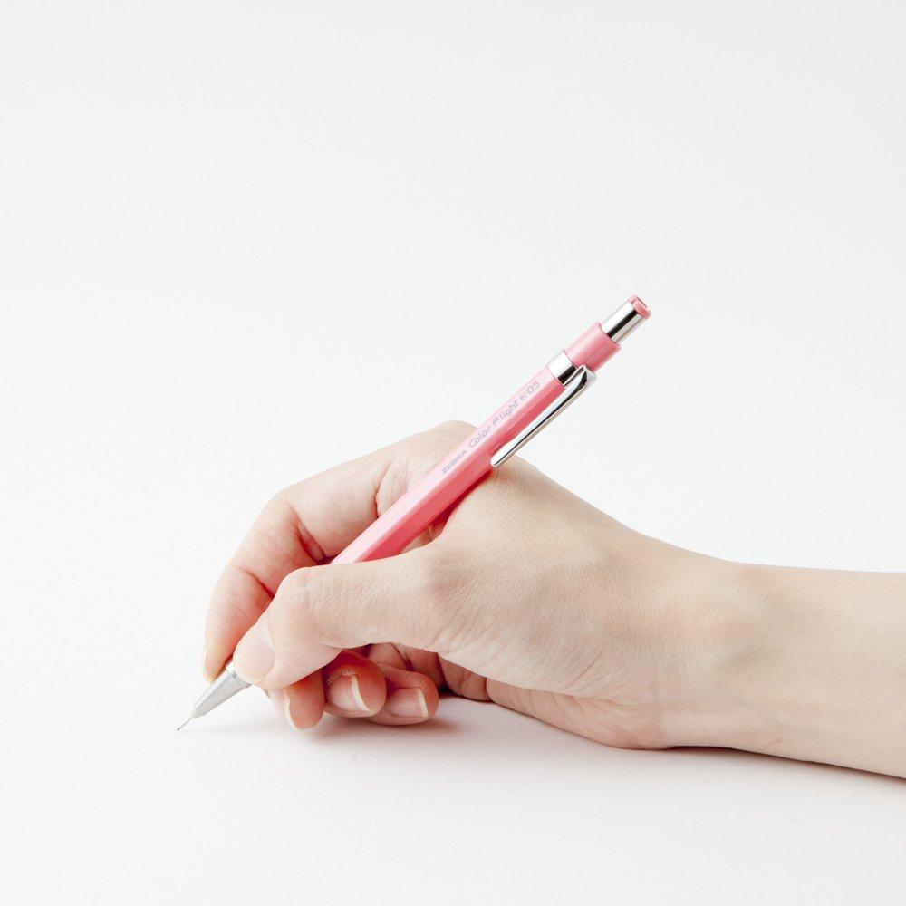 Zebra Color Flight Mechanical Pencil Coral Pink 0.5mm (10 pens) B-MA53-COP