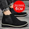 Модные мужские туфли с увеличенным ростом, классические деловые мужские туфли, скрытые высокие каблуки, мужские увеличенные стельки, спортивная и повседневная обувь высотой 6 см