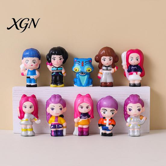 Slow Rebound Squeeze Toy Anime Slow-Rising Figure Soft Fidget with Cute Calming Desk Character Design Portable Stress Relief Decompression Gadget